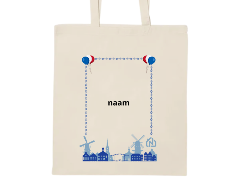Tas 'Holland' met naam