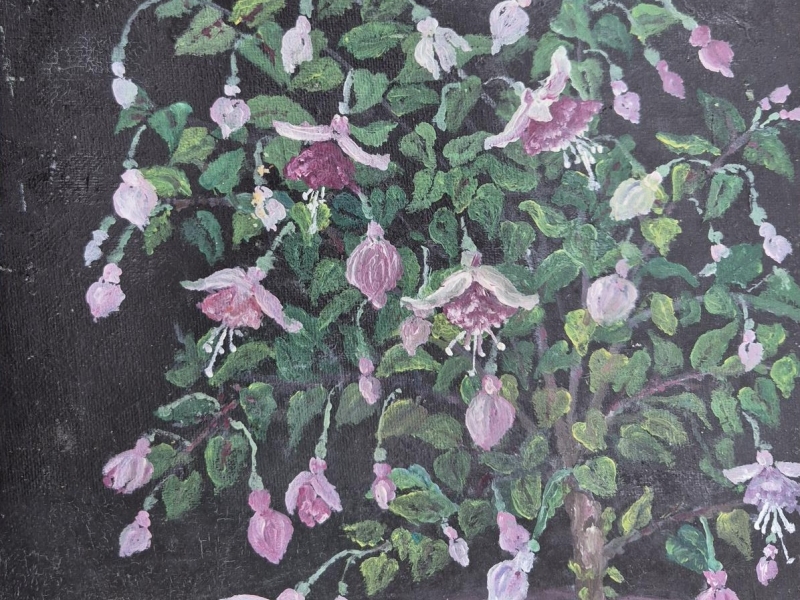 Schilderij 'fuchsia'
