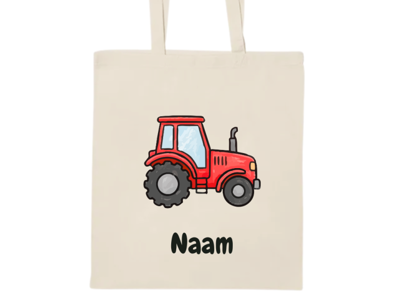 Tas met naam - tractor
