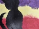 Schilderij 'kat'